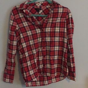 J Crew Plaid Top